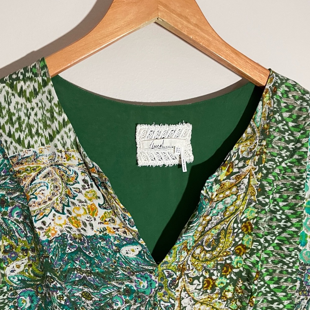 Anthropologie Amelie Silk Kimono Dress - Picture 6 of 8